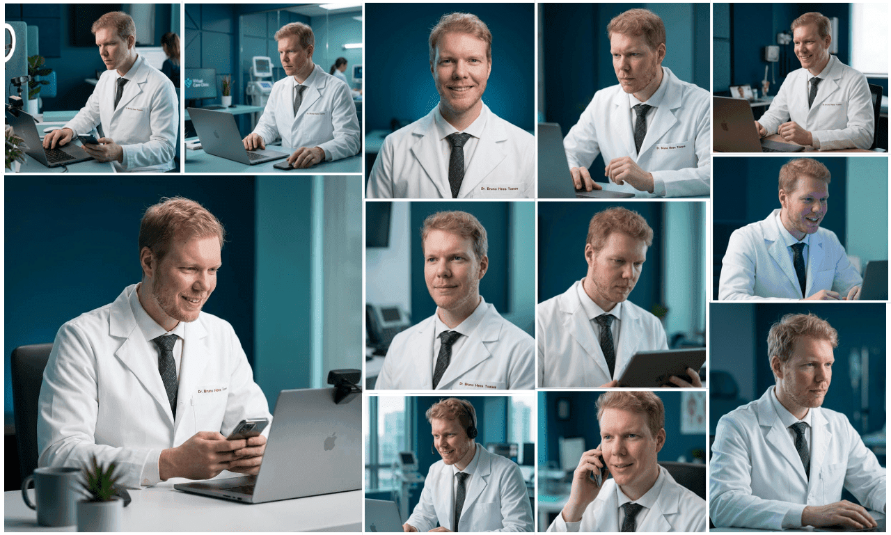 AI Professional Headshots for Doctor Branding