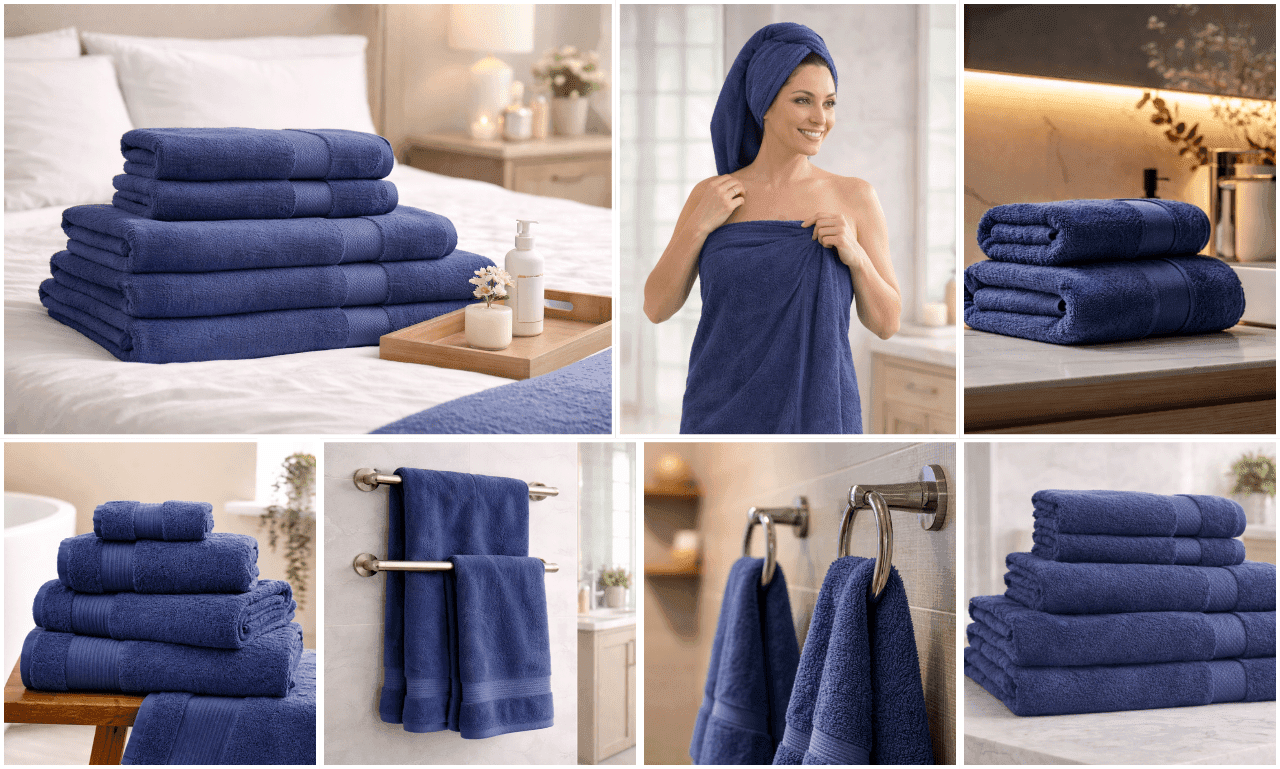 AI-Generated Towel Product Images for Amazon Store