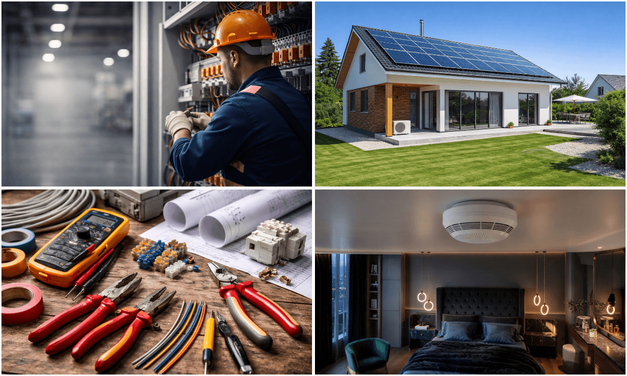 Custom Electrician Web Banner Images
