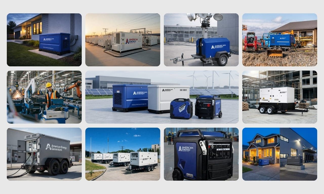 AI Website & Product Visuals for Energy Industry Brand