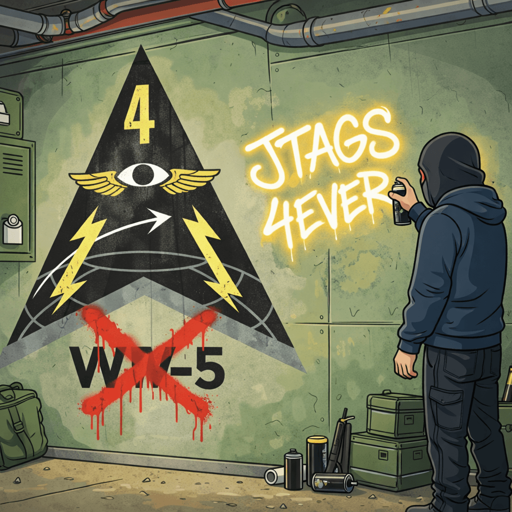 Custom Graffiti Style Military Poster Design